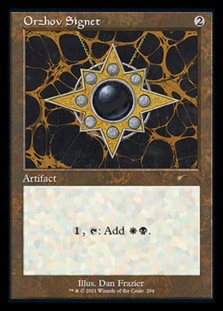 Orzhov Signet (Retro) [Secret Lair Drop Series] - MTG Single