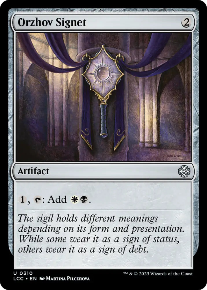 Orzhov Signet [The Lost Caverns of Ixalan Commander] - MTG Single