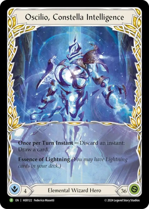 Oscilio Constella Intelligence [HER122] (Promo) Rainbow Foil - Flesh And Blood Single