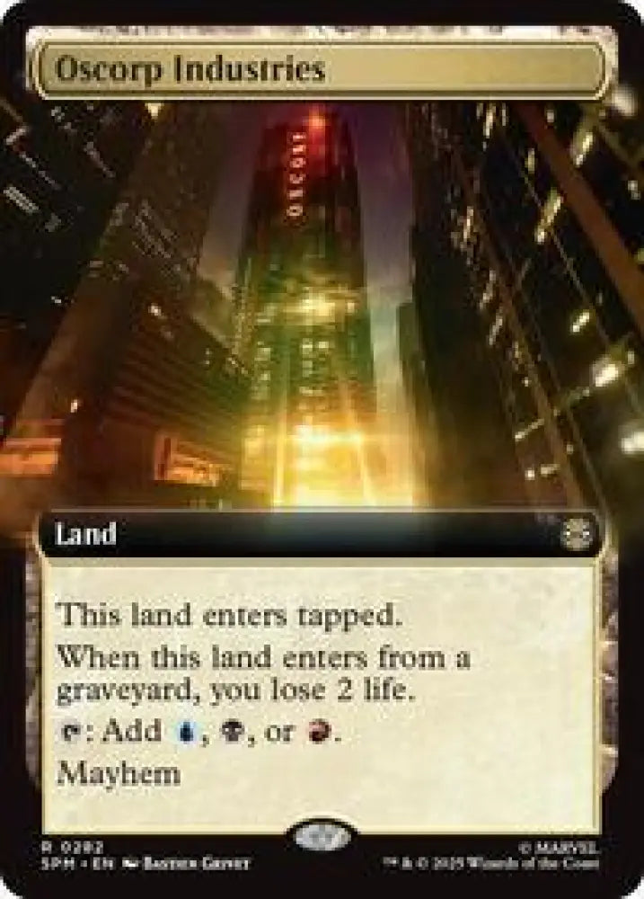 Oscorp Industries (Extended Art) (282) [Marvel's Spider-Man]