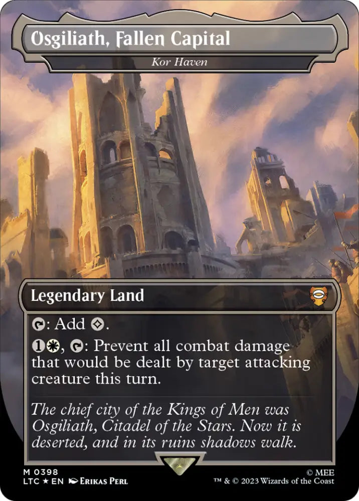 Osgiliath Fallen Capital - Kor Haven (Surge Foil Realms and Relics) [The Lord of the Rings: Tales of Middle-Earth