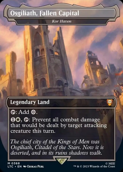 Osgiliath Fallen Capital - Kor Haven [The Lord of the Rings: Tales of Middle-Earth Commander] - MTG Single