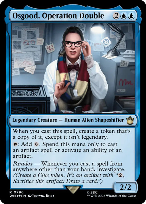 Osgood Operation Double (Surge Foil) [Doctor Who] - MTG Single