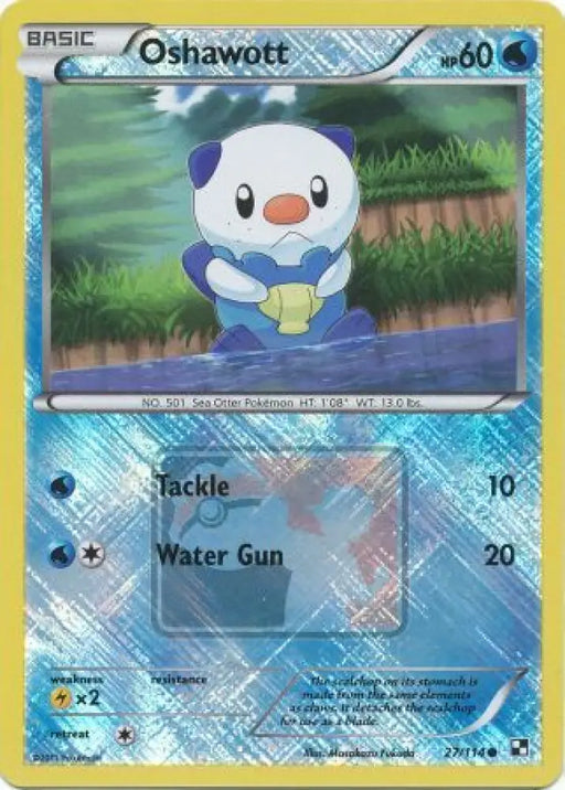 Oshawott (27/114) (League Promo) [Black & White: Base Set] - Pokemon Single