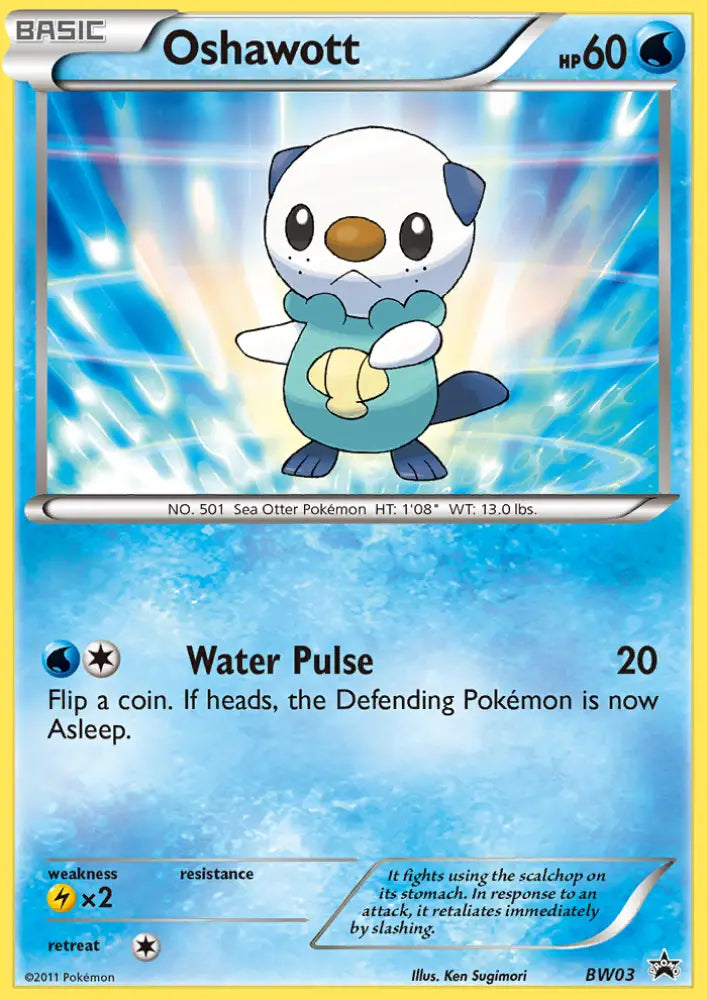 Oshawott (BW03) [Black & White: Black Star Promos] - Pokemon Single