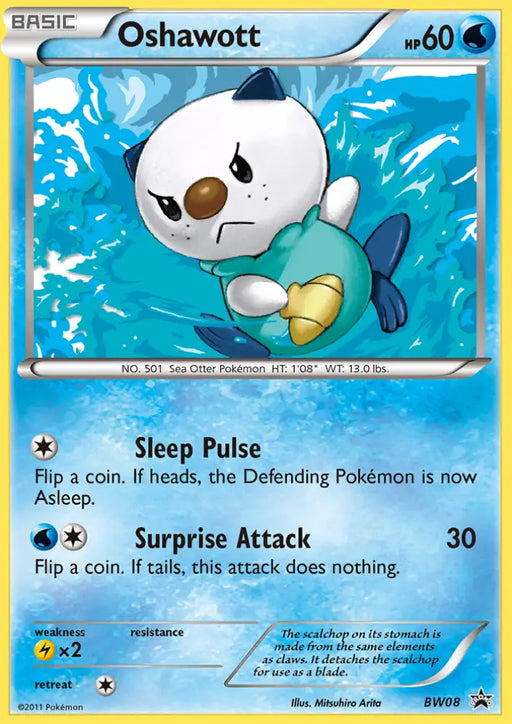 Oshawott (BW08) [Black & White: Black Star Promos] - Pokemon Single