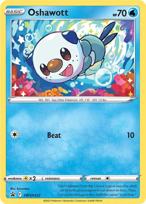 Oshawott (SWSH222) [Sword & Shield: Black Star Promos] - Pokemon Single