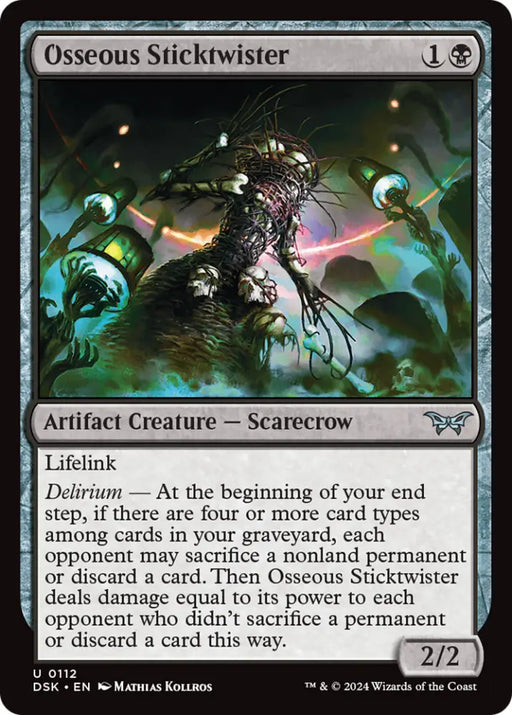 Osseous Sticktwister [Duskmourn: House of Horror] - MTG Single