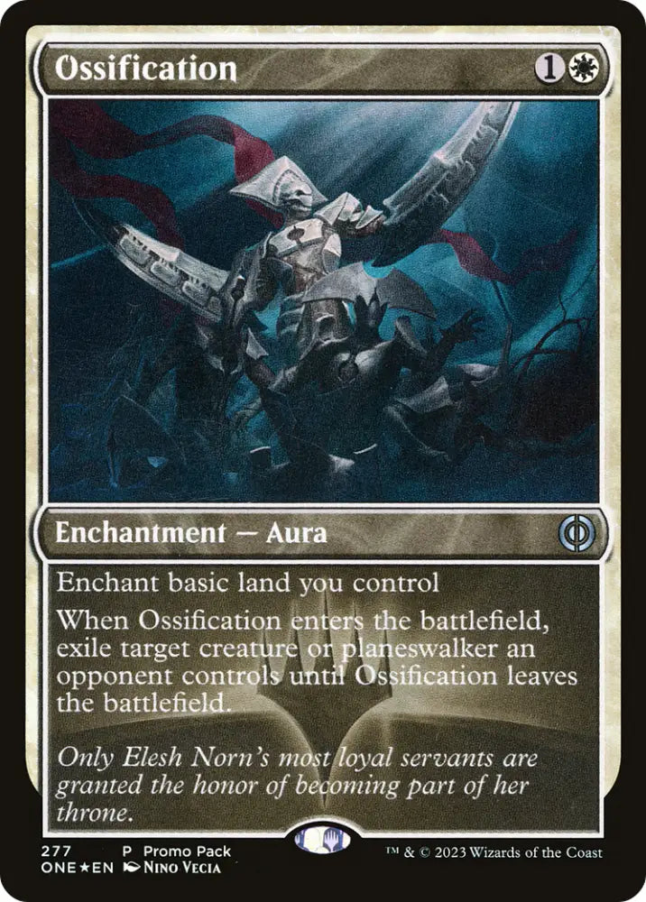 Ossification (Promo Pack) [Phyrexia: All Will Be One Promos] - MTG Single
