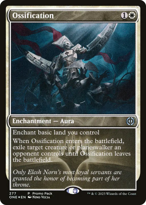 Ossification (Promo Pack) [Phyrexia: All Will Be One Promos] - MTG Single