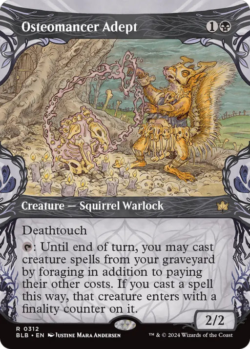 Osteomancer Adept (Showcase) [Bloomburrow] - MTG Single