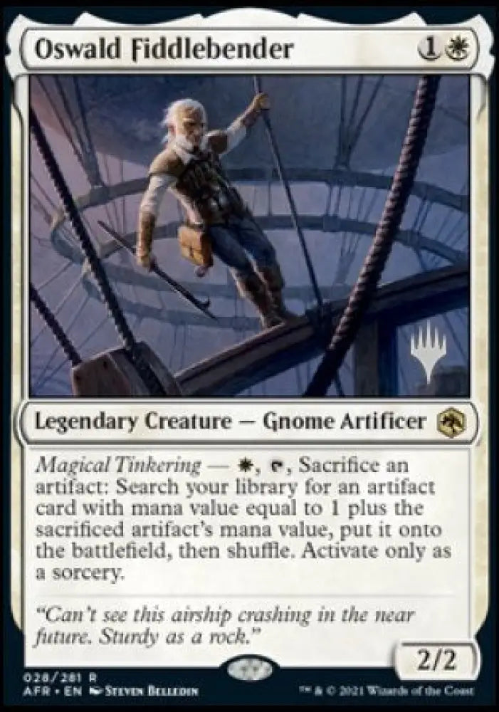 Oswald Fiddlebender (Promo Pack) [Dungeons & Dragons: Adventures in the Forgotten Realms Promos] - MTG Single