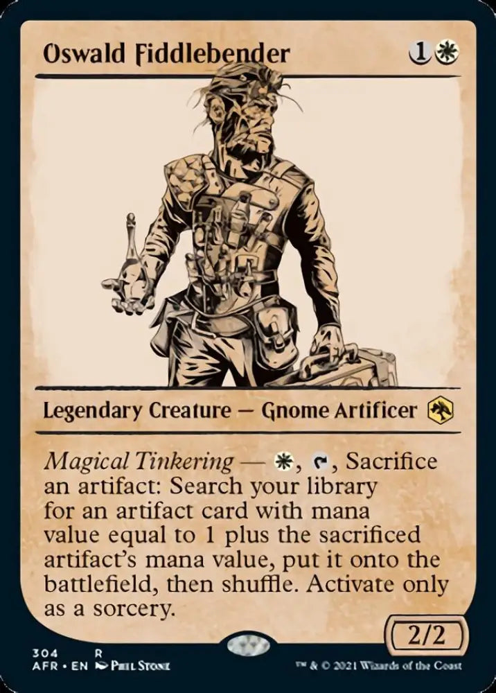 Oswald Fiddlebender (Showcase) [Dungeons & Dragons: Adventures in the Forgotten Realms] - MTG Single