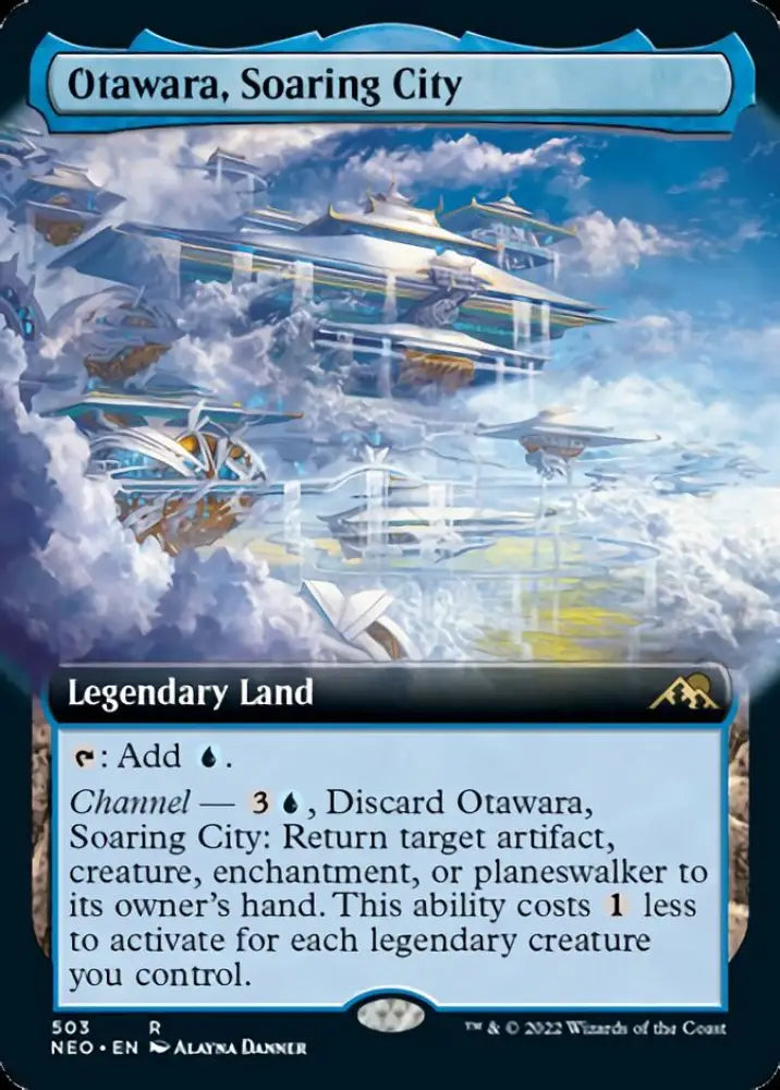 Otawara Soaring City (Extended Art) [Kamigawa: Neon Dynasty] - MTG Single