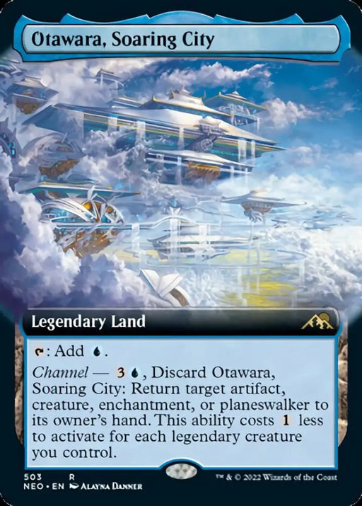 Otawara Soaring City (Extended Art) [Kamigawa: Neon Dynasty] - MTG Single