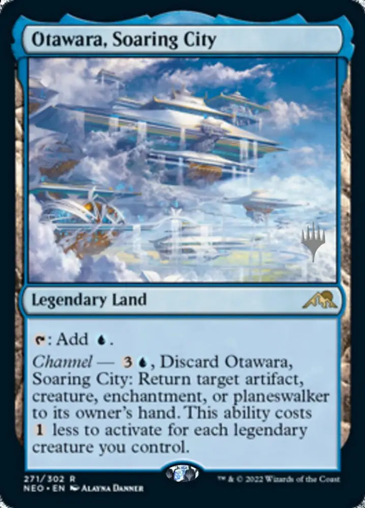 Otawara Soaring City (Promo Pack) [Kamigawa: Neon Dynasty Promos] - MTG Single