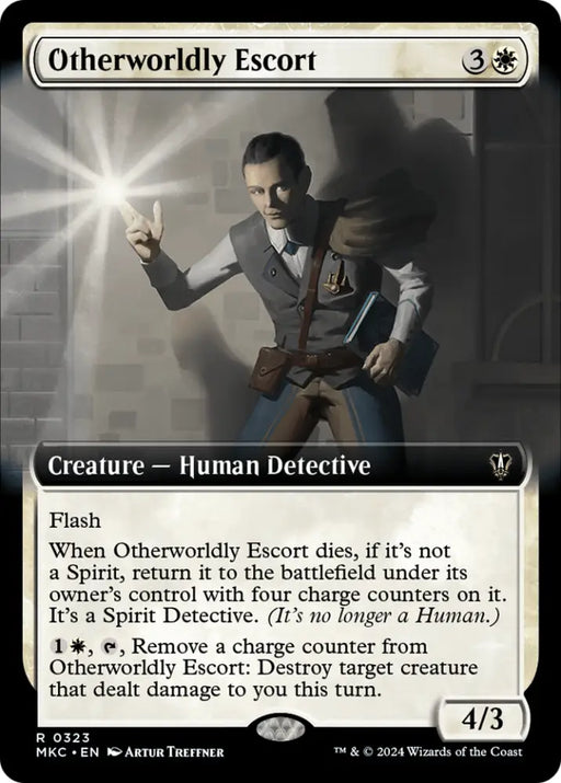 Otherworldly Escort (Extended Art) [Murders at Karlov Manor Commander] - MTG Single