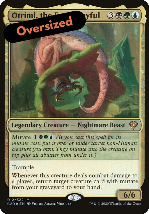 Otrimi the Ever-Playful (Oversized) [Commander 2020 Oversized] - MTG Single