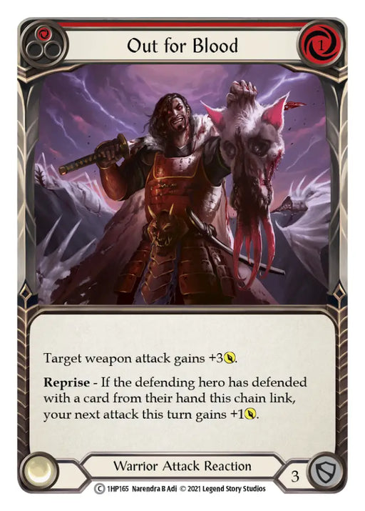 Out for Blood (Red) [1HP165] (History Pack 1) - Flesh And Blood Single