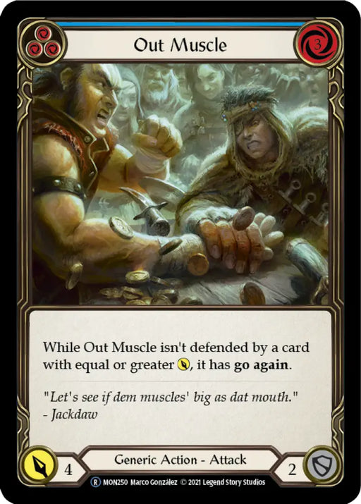 Out Muscle (Blue) [Monarch Unlimited] Unlimited Normal - Flesh And Blood Single