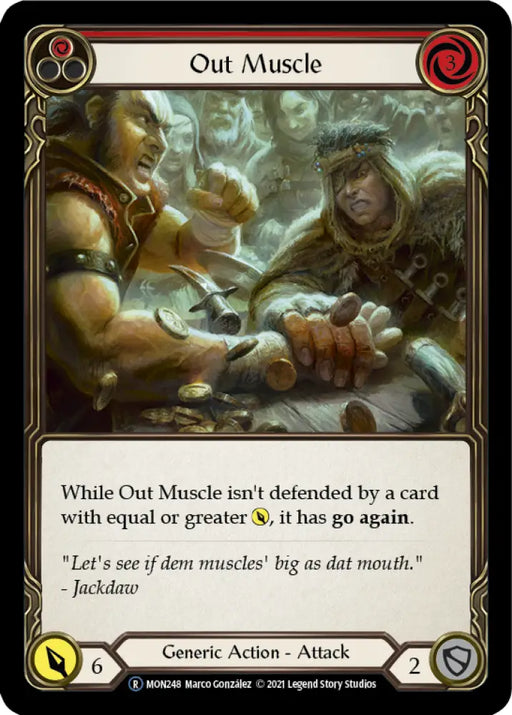 Out Muscle (Red) [Monarch Unlimited] Unlimited Normal - Flesh And Blood Single