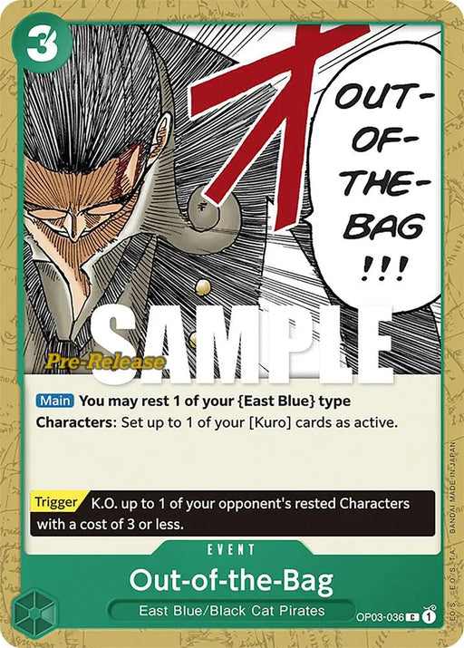 Out-of-the-Bag (OP03-036) [Pillars of Strength Pre-Release Cards]