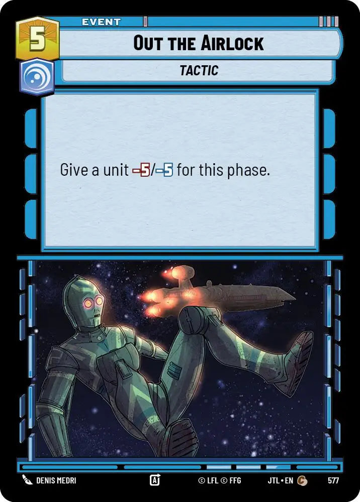 Out the Airlock (Foil) (577) [Jump to Lightspeed] - Star Wars: Unlimited Single