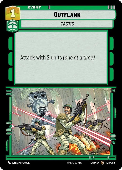 Outflank (128/262) [Shadows of the Galaxy] - Star Wars: Unlimited Single