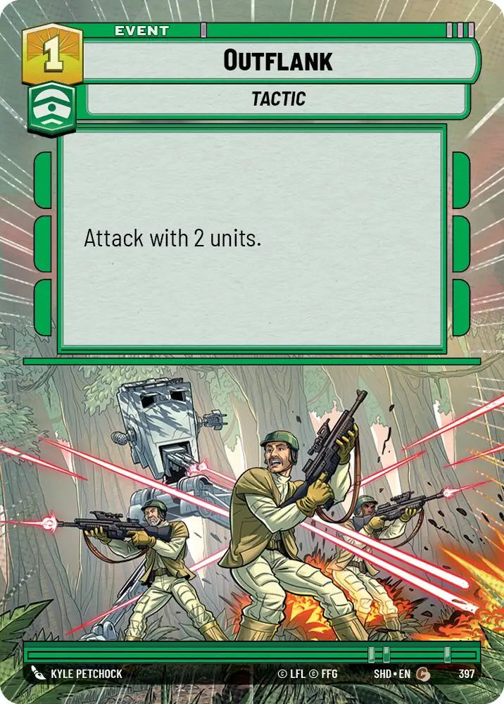 Outflank (Hyperspace) (397) [Shadows of the Galaxy] - Star Wars: Unlimited Single