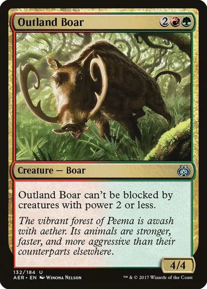 Outland Boar [Aether Revolt] - MTG Single