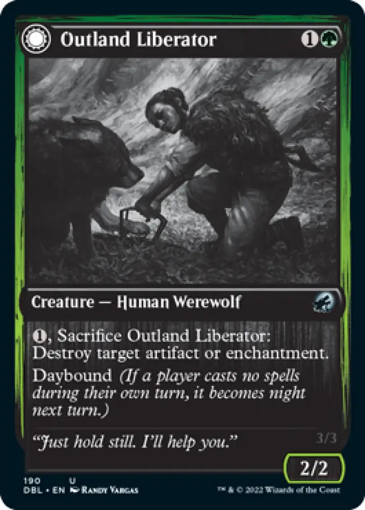 Outland Liberator // Frenzied Trapbreaker [Innistrad: Double Feature] - MTG Single