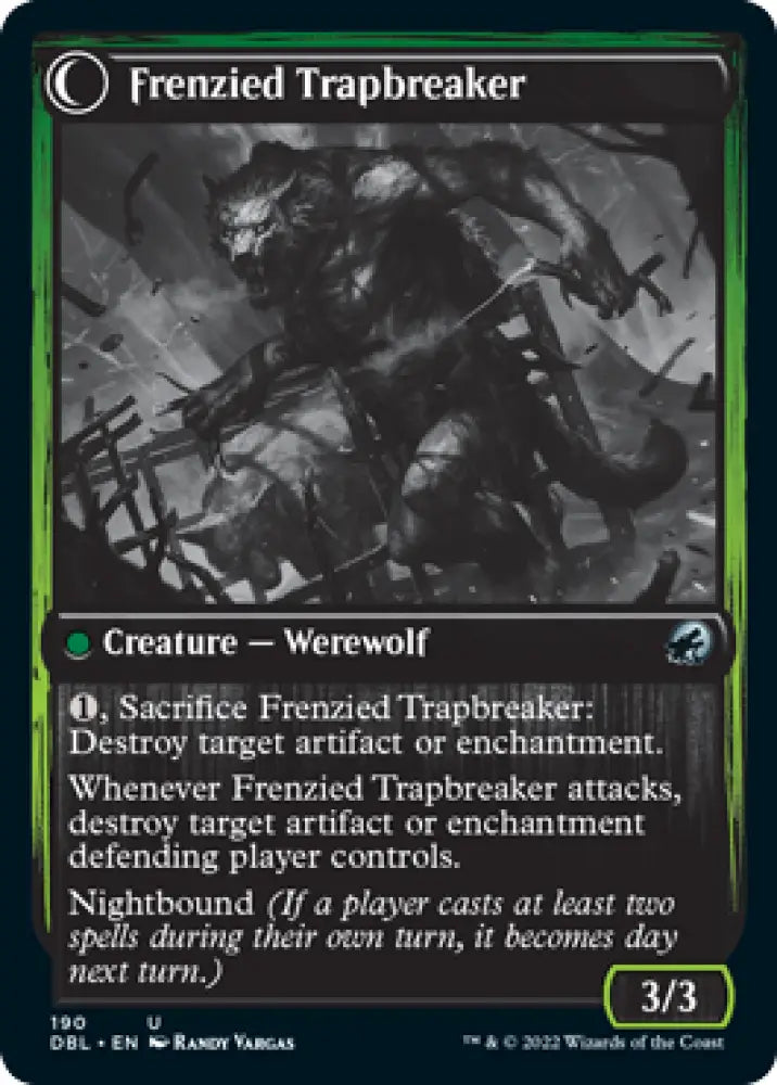 Outland Liberator // Frenzied Trapbreaker [Innistrad: Double Feature] - MTG Single