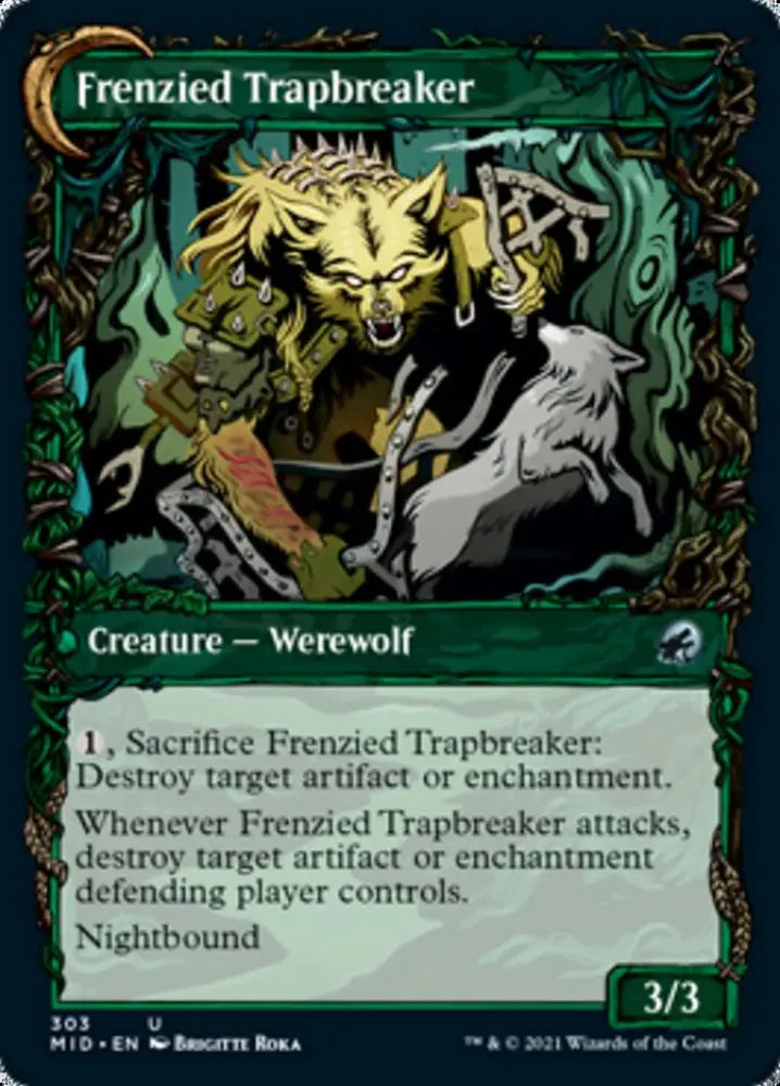 Outland Liberator // Frenzied Trapbreaker (Showcase Equinox) [Innistrad: Midnight Hunt] - MTG Single