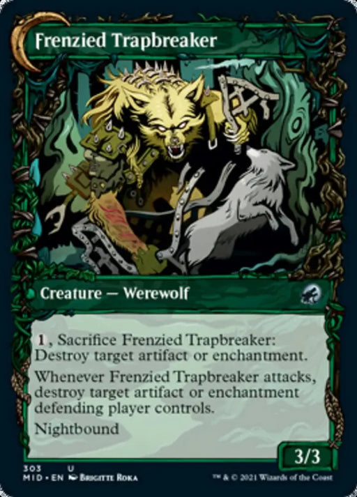 Outland Liberator // Frenzied Trapbreaker (Showcase Equinox) [Innistrad: Midnight Hunt] - MTG Single