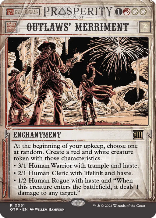 Outlaws’ Merriment [Outlaws of Thunder Junction: Breaking News] - MTG Single