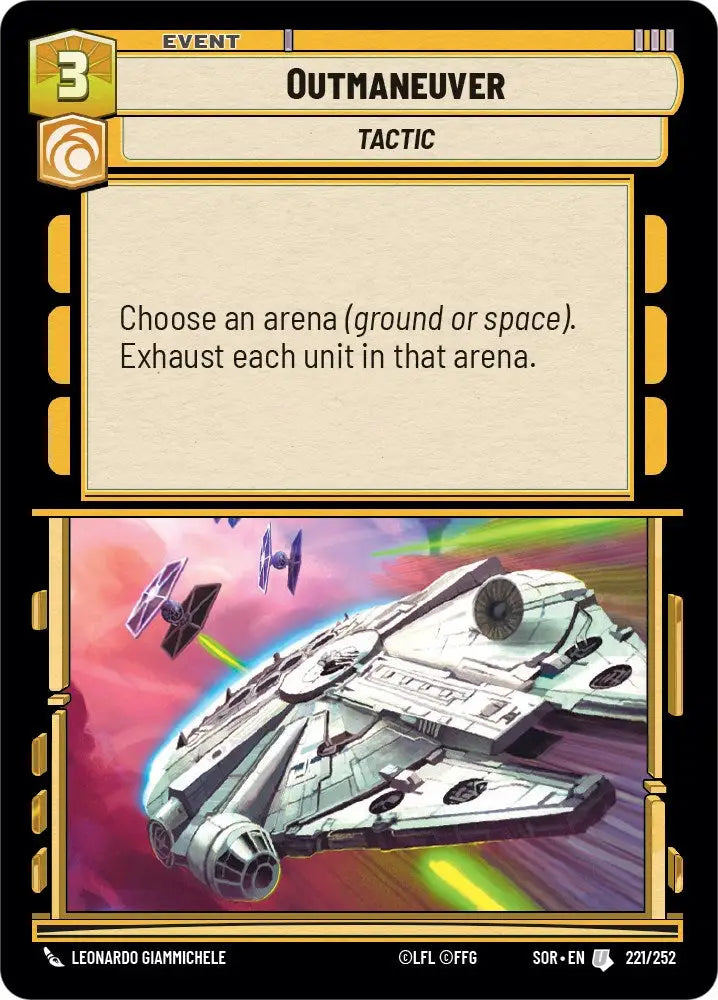 Outmaneuver (221/252) [Spark of Rebellion] - Star Wars: Unlimited Single