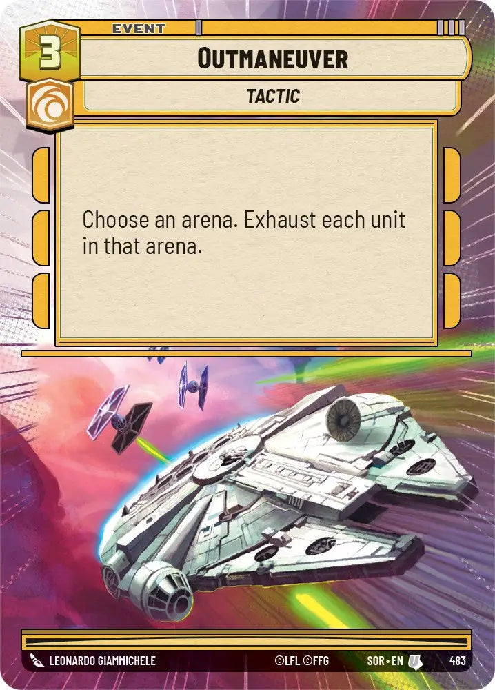 Outmaneuver (Hyperspace) (483) [Spark of Rebellion] - Star Wars: Unlimited Single