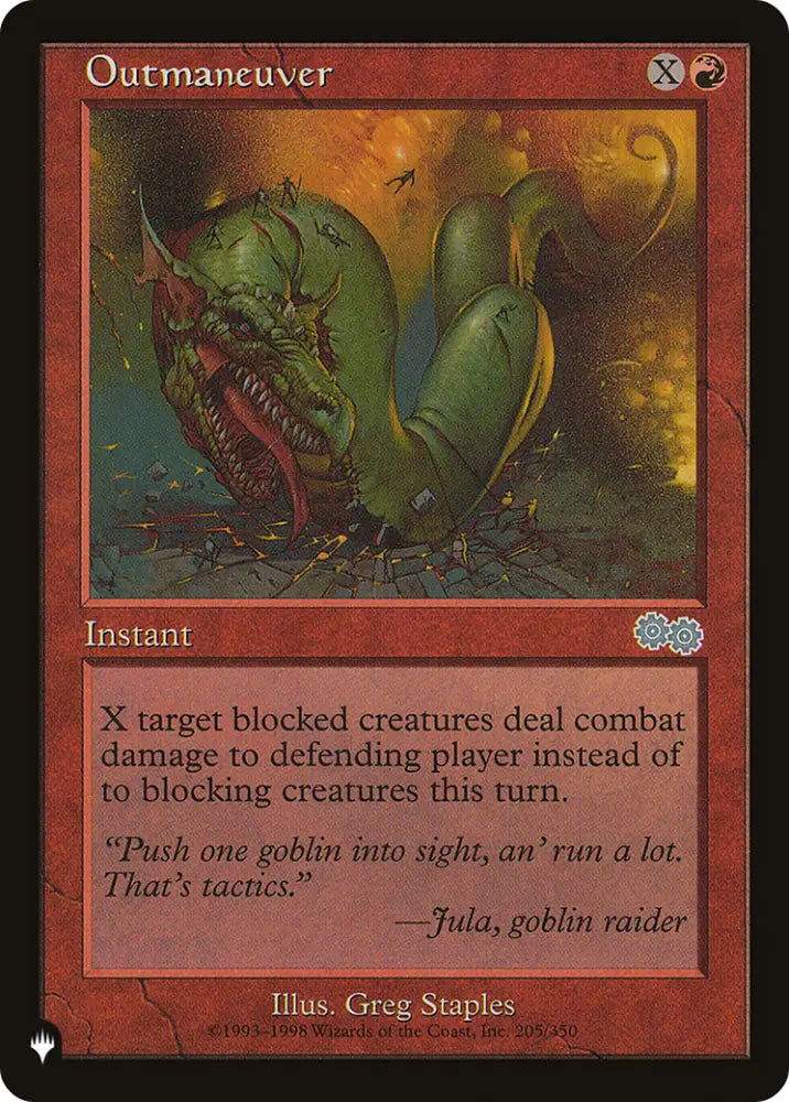 Outmaneuver [The List] - MTG Single