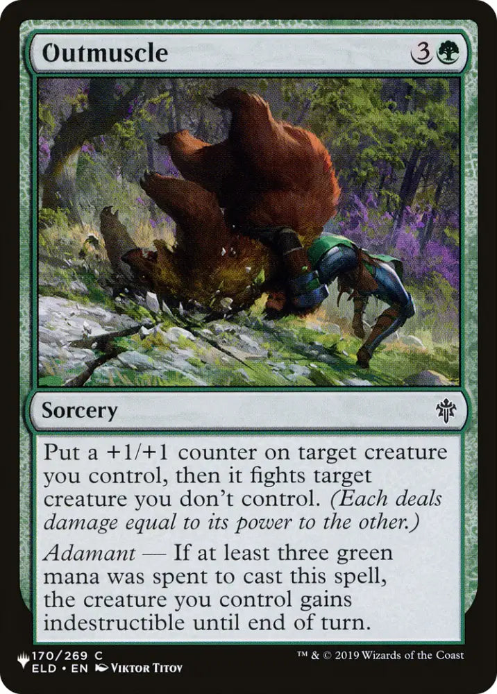 Outmuscle [The List] - MTG Single