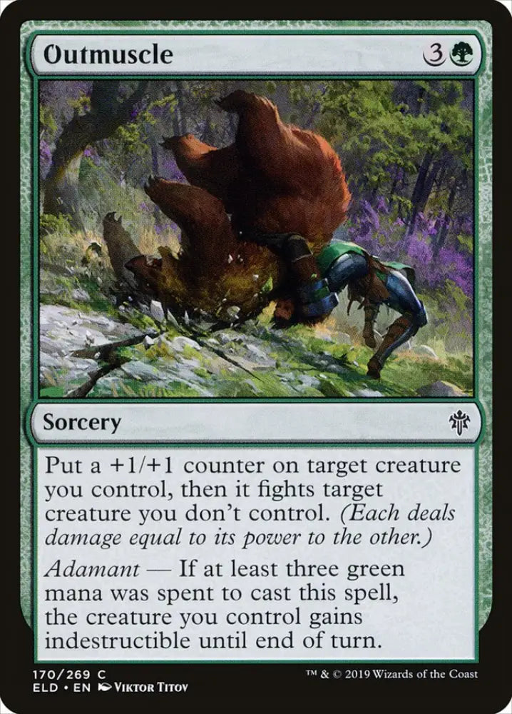 Outmuscle [Throne of Eldraine] - MTG Single