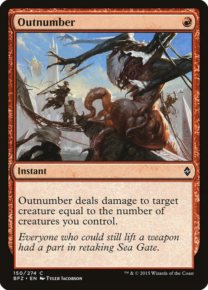 Outnumber [Battle for Zendikar] - MTG Single