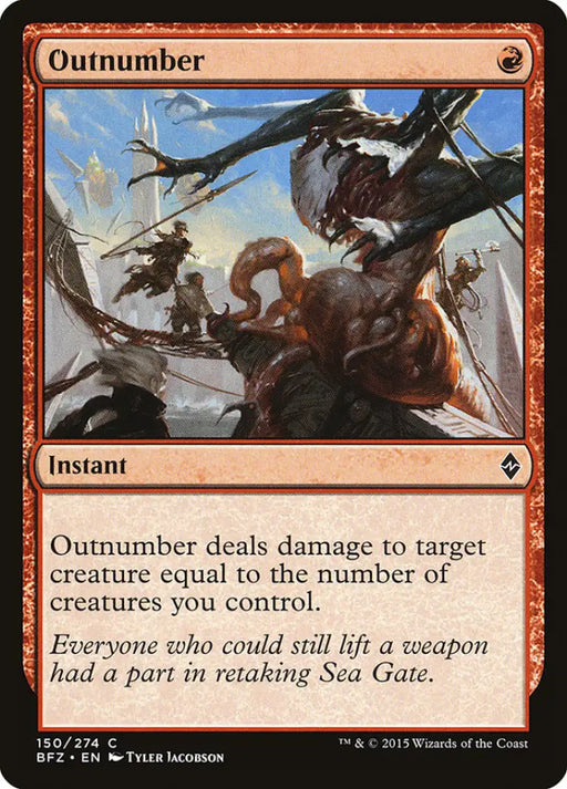 Outnumber [Battle for Zendikar] - MTG Single