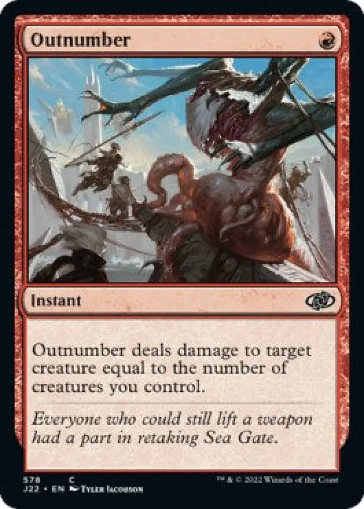 Outnumber [Jumpstart 2022] - MTG Single