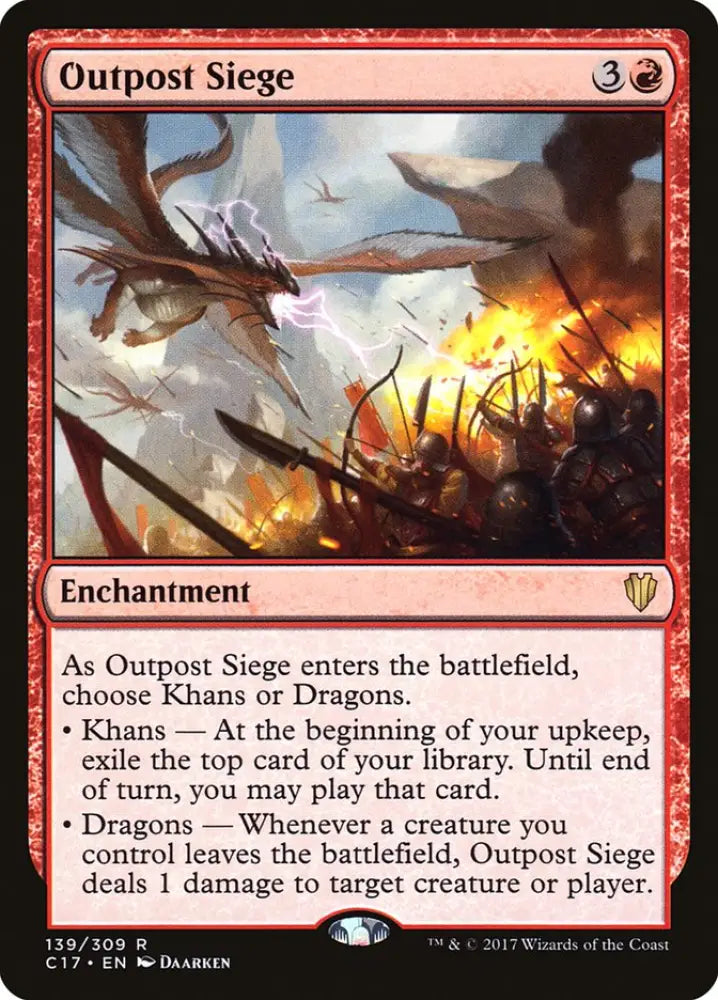 Outpost Siege [Commander 2017] - MTG Single