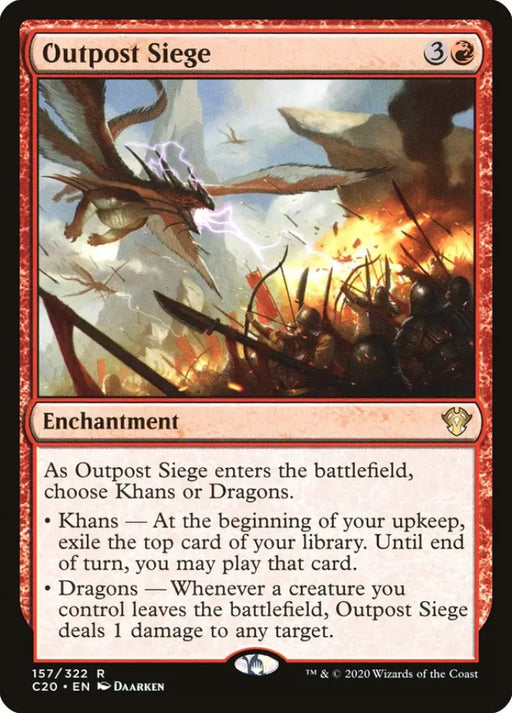 Outpost Siege [Commander 2020] - MTG Single
