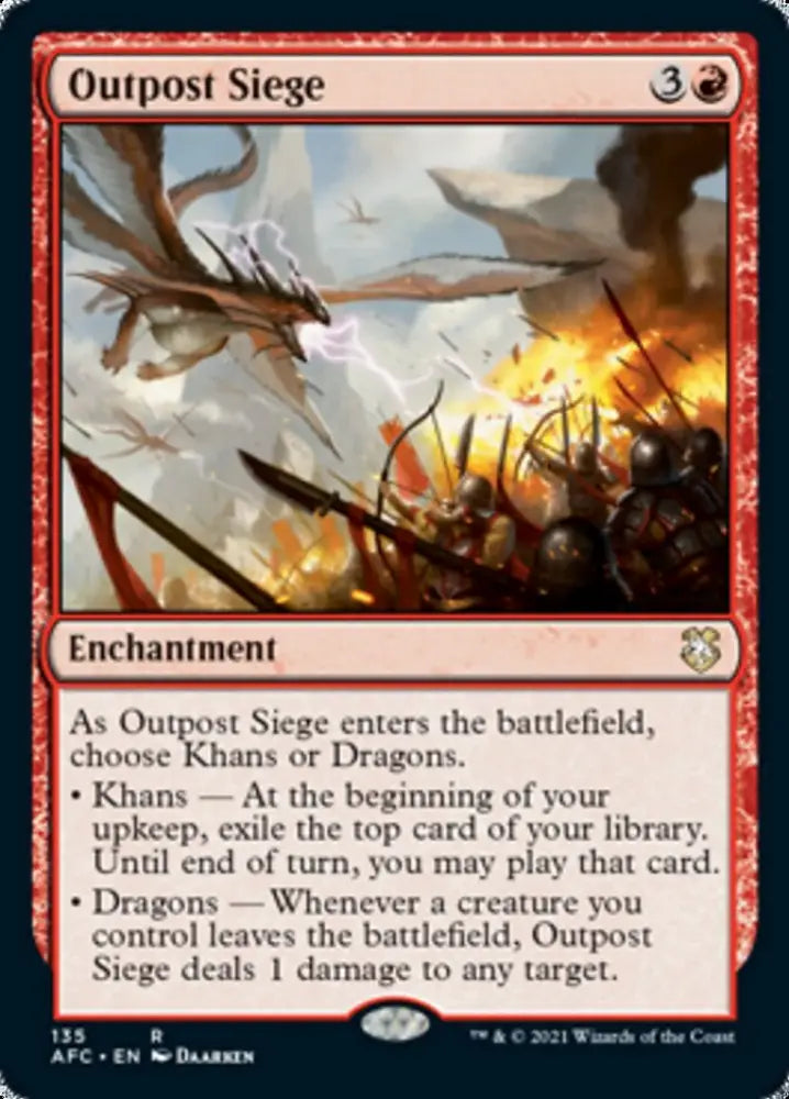 Outpost Siege [Dungeons & Dragons: Adventures in the Forgotten Realms Commander] - MTG Single