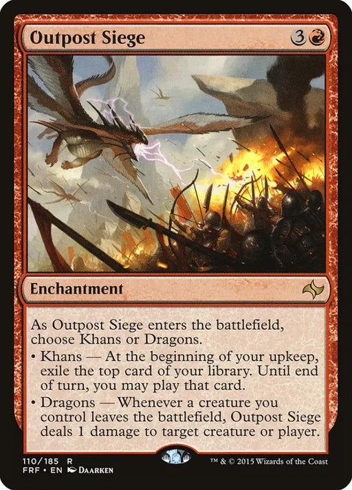 Outpost Siege [Fate Reforged] - MTG Single