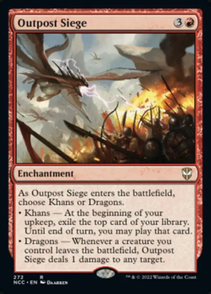 Outpost Siege [Streets of New Capenna Commander] - MTG Single