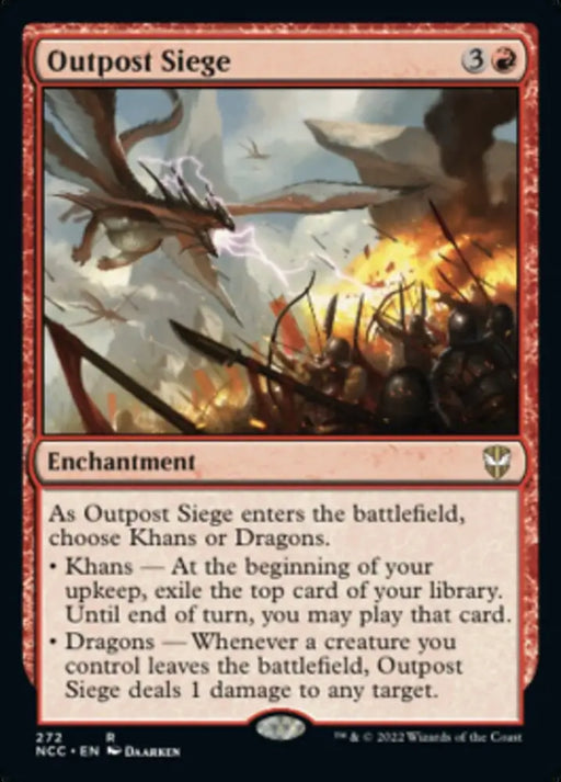 Outpost Siege [Streets of New Capenna Commander] - MTG Single