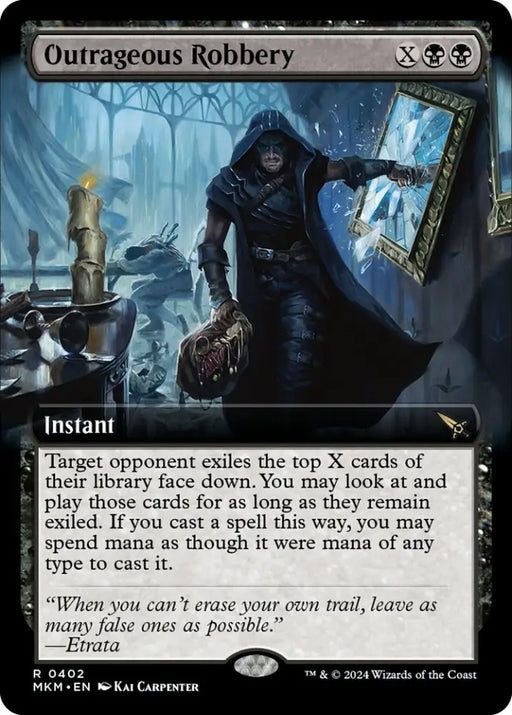 Outrageous Robbery (Extended Art) [Murders at Karlov Manor] - MTG Single